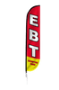 Image of EBT Accepted Here Feather Flag