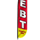 EBT Accepted Here Feather Flag