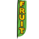 Fresh Fruit Feather Flag Green
