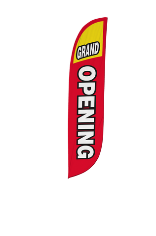 Grand Opening Feather Flag
