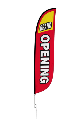 Grand Opening Feather Flag