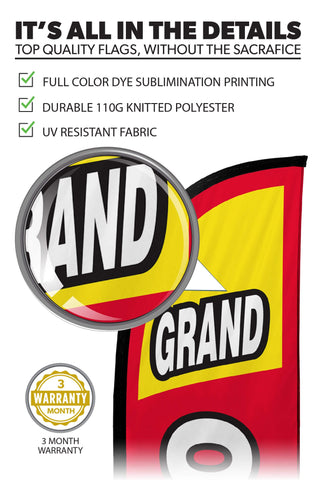 Grand Opening Feather Flag