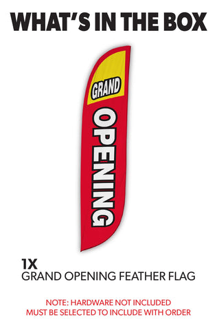 Grand Opening Feather Flag