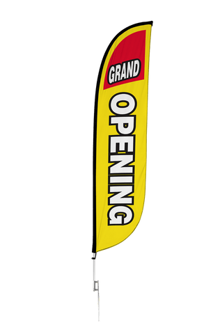 Grand Opening Feather Flag