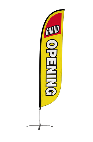 Grand Opening Feather Flag