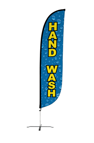 Car Wash Feather Flag