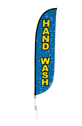 Car Wash Feather Flag