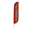 Image of Happy Holidays Feather Flag