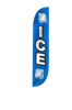 Image of Ice Feather Flag Blue