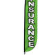 Insurance Feather Flag Green