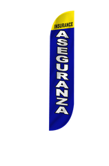 Insurance Aseguranza Feather Flag