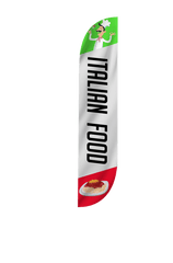 Italian Food Feather Flag