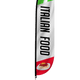 Italian Food Feather Flag