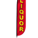 Liquor Feather Flag Flags by Look Our