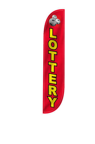 Lottery Feather Flag