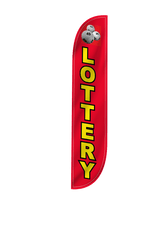 Lottery Feather Flag