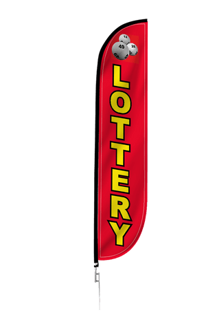 Lottery Feather Flag