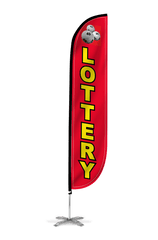 Lottery Feather Flag