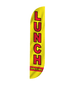 Image of Lunch Special Feather Flag Yellow