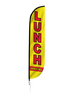 Image of Lunch Special Feather Flag Yellow