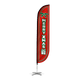 Merry Xmas Feather Flag