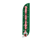 Image of Merry Christmas Feather Flag
