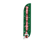 Image of Merry Christmas Feather Flag