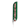 Image of Merry Christmas Feather Flag