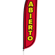 Abierto Feather Flag