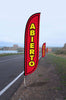 Image of Abierto Feather Flag