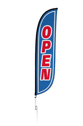 Open Feather Flag