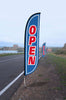 Image of Open Feather Flag