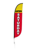 Image of Open Saturday Feather Flag