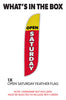 Image of Open Saturday Feather Flag