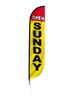 Image of Open Sunday Feather Flag