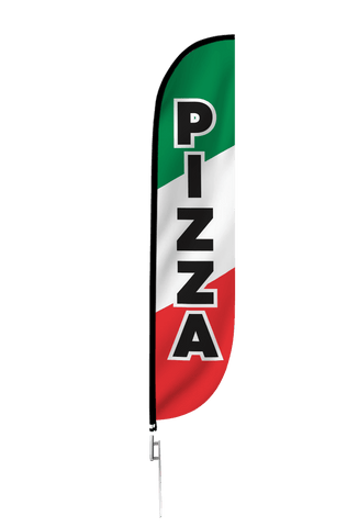 Pizza Feather Flag