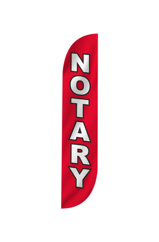 Notary Feather Flag