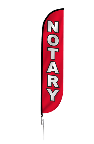 Notary Feather Flag