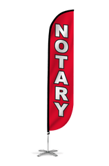Notary Feather Flag