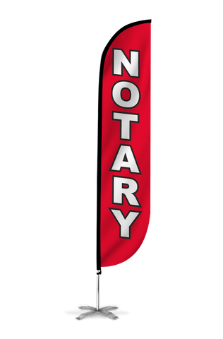 Notary Feather Flag