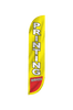 Image of Printing Services Feather Flag Yellow