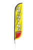 Image of Printing Services Feather Flag Yellow