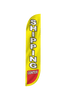 Image of Shipping Center Feather Flag Yellow