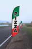 Image of Pizza Feather Flag