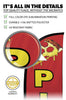 Image of Pizza Slices Feather Flag Red