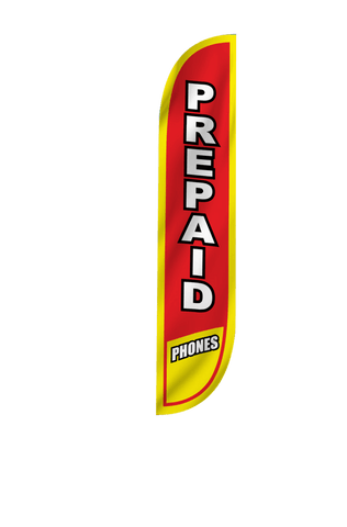 Prepaid Phones Feather Flag