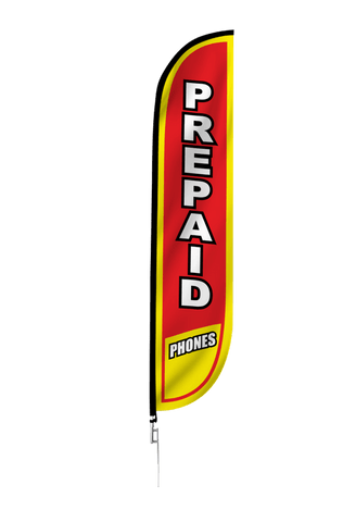 Prepaid Phones Feather Flag