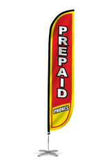 Prepaid Phones Feather Flag