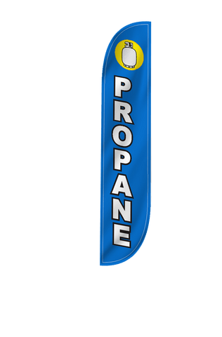 Propane Feather Flag Blue