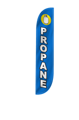 Propane Feather Flag Blue